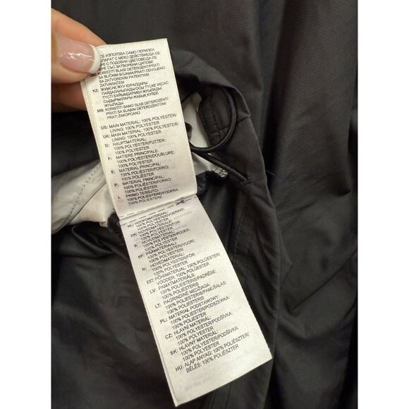 Adidas Men Tango Windbreaker Hood Jacket Black White Hooded Large - Picture 6 of 7